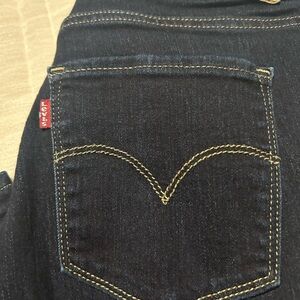 Levi's Women's Dark Blue Denim Jeans